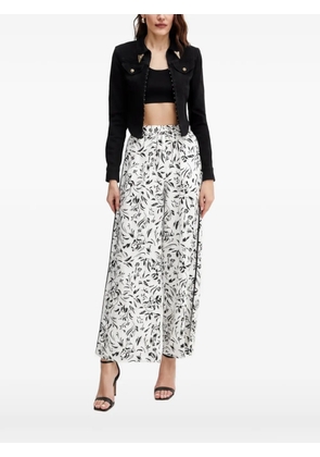 Armani Exchange ASV logo-plaque crop top - Black