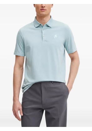Karl Lagerfeld short-sleeve logo polo shirt - Blue
