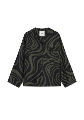 Nanushka Tinsley swirl-print shirt - Black