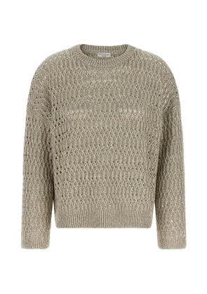 Brunello Cucinelli Dazzling Braids openwork sweater - Neutrals