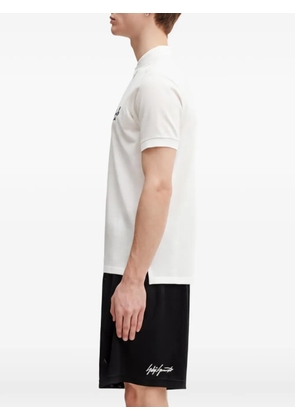 Paul Smith embroidered-logo short-sleeve polo shirt - White
