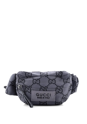 Gucci Pre-Owned Ripstop GG Nylon and Leather belt bag - Grey