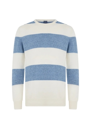 Fedeli striped long-sleeve sweater - Neutrals