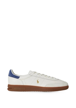 Polo Ralph Lauren Bedford logo-embroidered leather sneakers - White