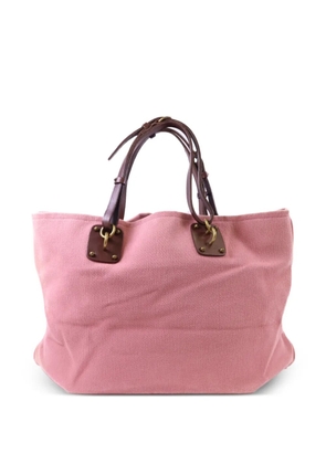 Bottega Veneta Pre-Owned Bottega Veneta canvas tote bag - Pink