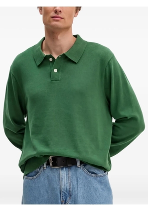 Levi's long-sleeve knitted polo shirt - Green