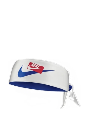 Nike Dri-Fit logo-print headband - Blue
