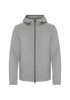 Fedeli hooded zip-up jacket - Grey