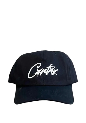 CORTEIZ logo-embroidered six-panel cap - Black