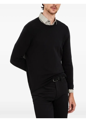 Sisley crew-neck sweater - Black
