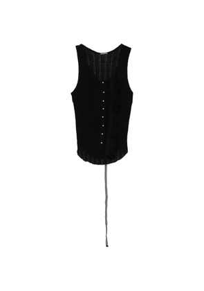 Ann Demeulemeester rase serafino tank top - Black