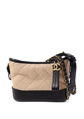 CHANEL Pre-Owned small Gabrielle quilted shoulder bag - Neutrals