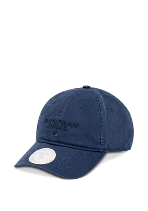 AAPE BY *A BATHING APE® logo-embroidered baseball cap - Blue