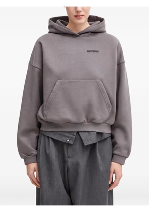 WRSTBHVR Dara V2 pouch-pocket hoodie - Grey