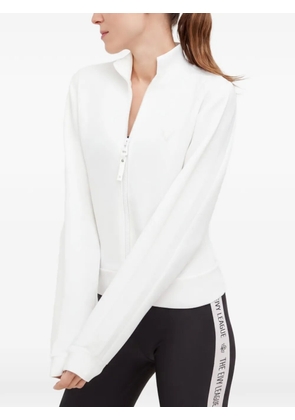 GUESS USA logo-appliqué sweatshirt - White