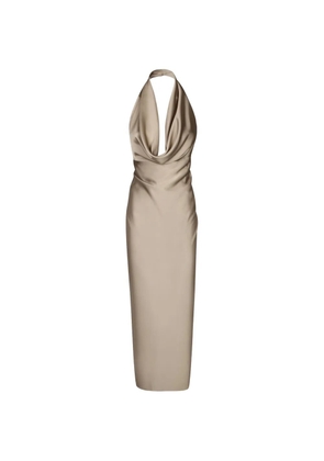 Blanca Vita cowl-neck maxi dress - Neutrals