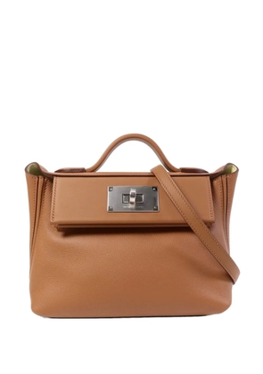 Hermès Pre-Owned mini 24/24 leather tote bag - Brown