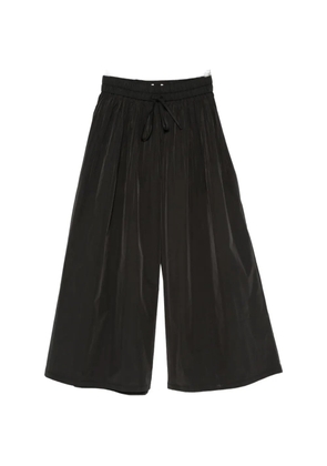 PSOPHIA drawstring-waist pleated palazzo pants - Black