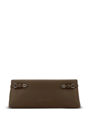 Brunello Cucinelli Mud leather clutch bag - Brown