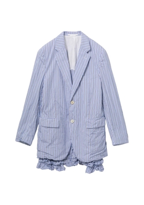 Comme Des Garçons Comme Des Garçons striped blazer - Blue