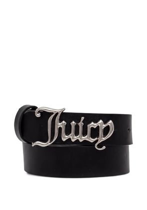 Juicy Couture logo-plaque belt - Black