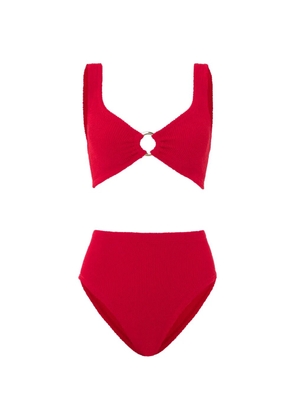 Hunza G Nadine hoop-detail bikini - Red