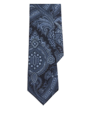 Ralph Lauren Purple Label paisley-print silk tie - Blue