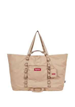 Supreme logo-motif tote bag - Neutrals