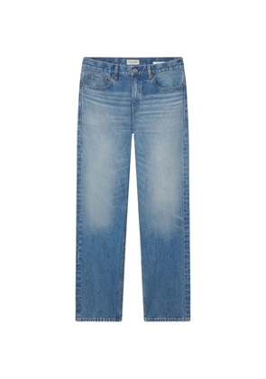 FRAME faded straight-leg jeans - Blue