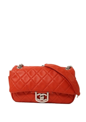 CHANEL Pre-Owned quilted shoulder bag - Orange