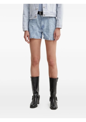 Levi's logo-patch carpenter shorts - Blue