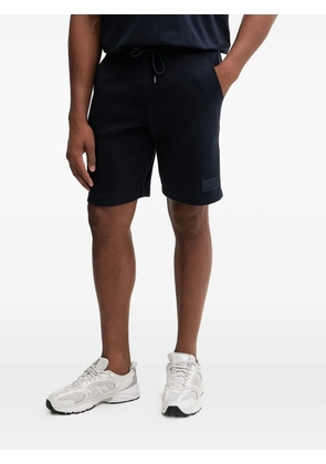 Ea7 Emporio Armani logo-patch drawstring shorts - Blue