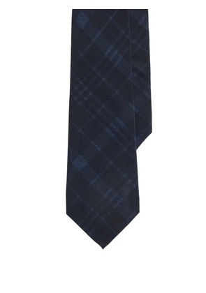 Ralph Lauren Purple Label plaid silk-twill tie - Blue