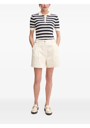 Barbour belt-loops pleated shorts - Neutrals