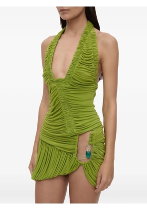 Christopher Esber Beach Glass Bubble mini dress - Green