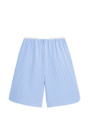 The Frankie Shop Elyn striped Bermuda shorts - Blue
