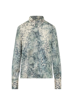 Ba&Sh Cornelia animal-print shirt - Blue