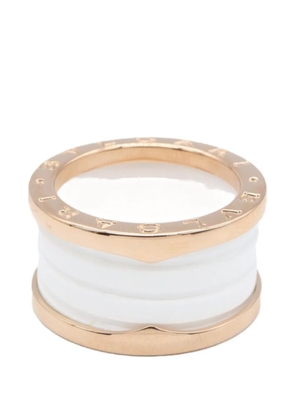 Bvlgari Pre-Owned 2010s B-zero1 engraved-logo ring - Pink