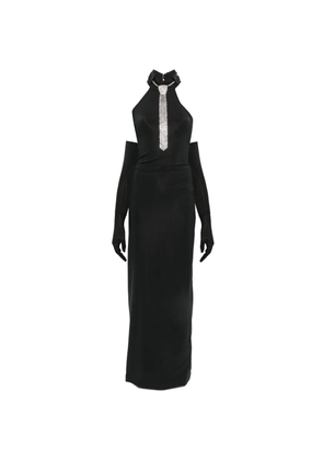 MITILIANE COUTURE crystal-embellished maxi dress - Black