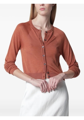 Roberto Collina button-up cropped cardigan - Brown