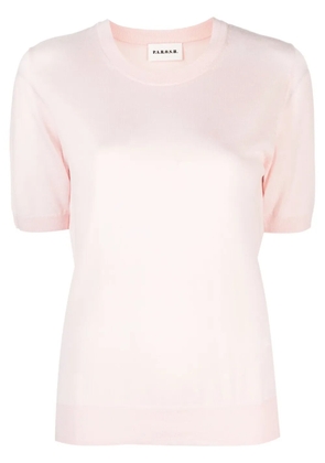 P.A.R.O.S.H. Linfa short-sleeve fine-knit top - Pink