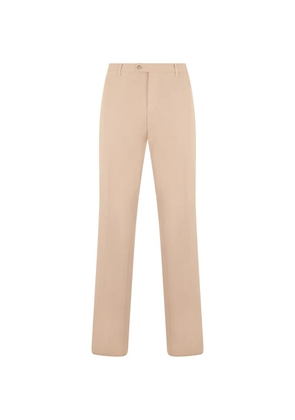 Fedeli straight-cut belt-loops trousers - Neutrals