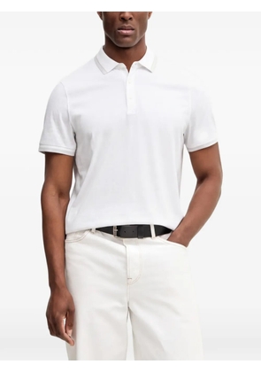Michael Kors patterned polo shirt - White
