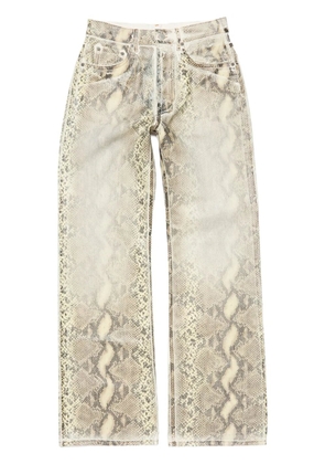 Acne Studios printed jeans - Brown