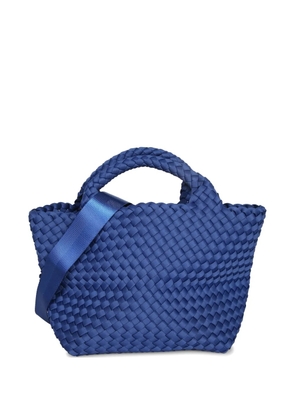 NAGHEDI small St Barths woven tote bag - Blue