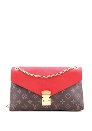 Louis Vuitton Pre-Owned Pallas Chain Monogram Canvas and Calfskin shoulder bag - Brown