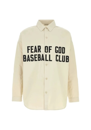 Fear Of God logo-print shirt - Neutrals