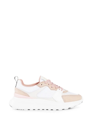 Roberto Cavalli logo-print panelled sneakers - White