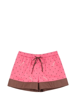 Valentino Garavani Starry Signature muslin shorts - Pink
