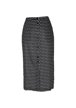 FRAME polka-dot midi skirt - Black
